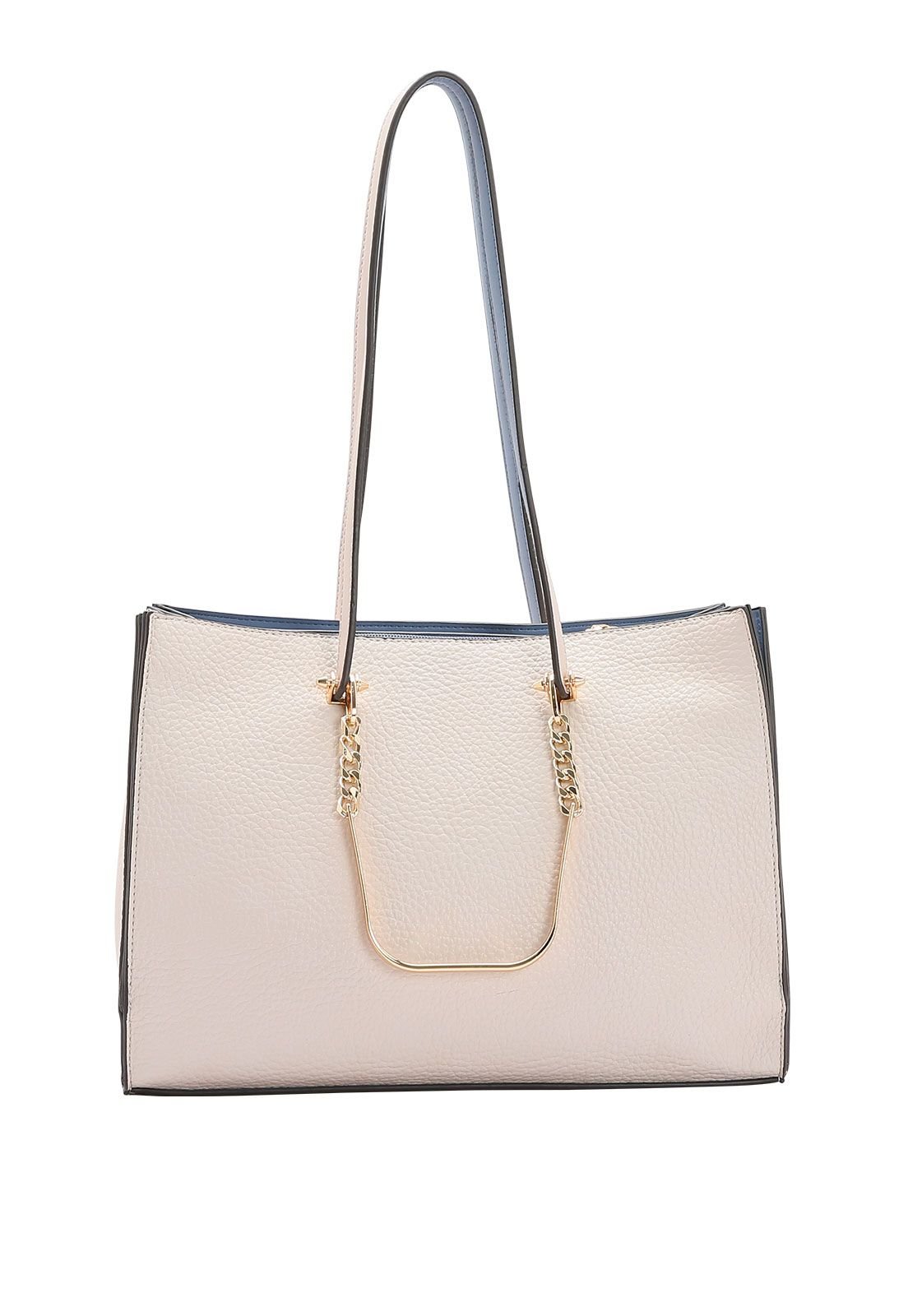 Bolsa Feminina Mini Malista Ombro 3484564 Bege 3