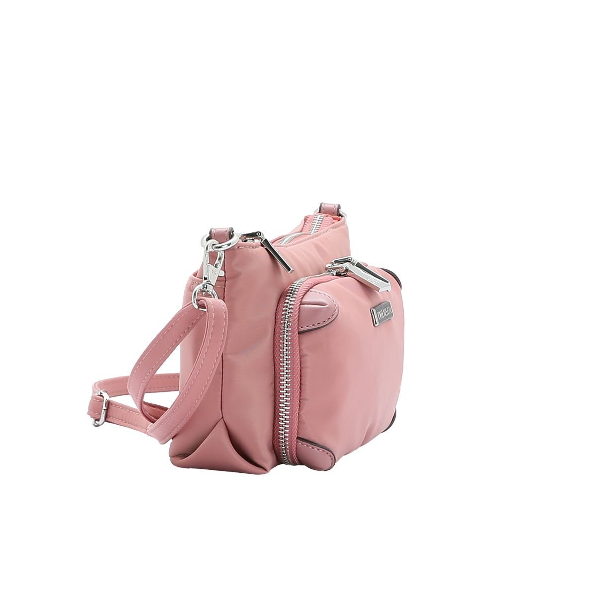 Bolsa Feminina Twill Nylon Versátil 3784534 Rosé 2