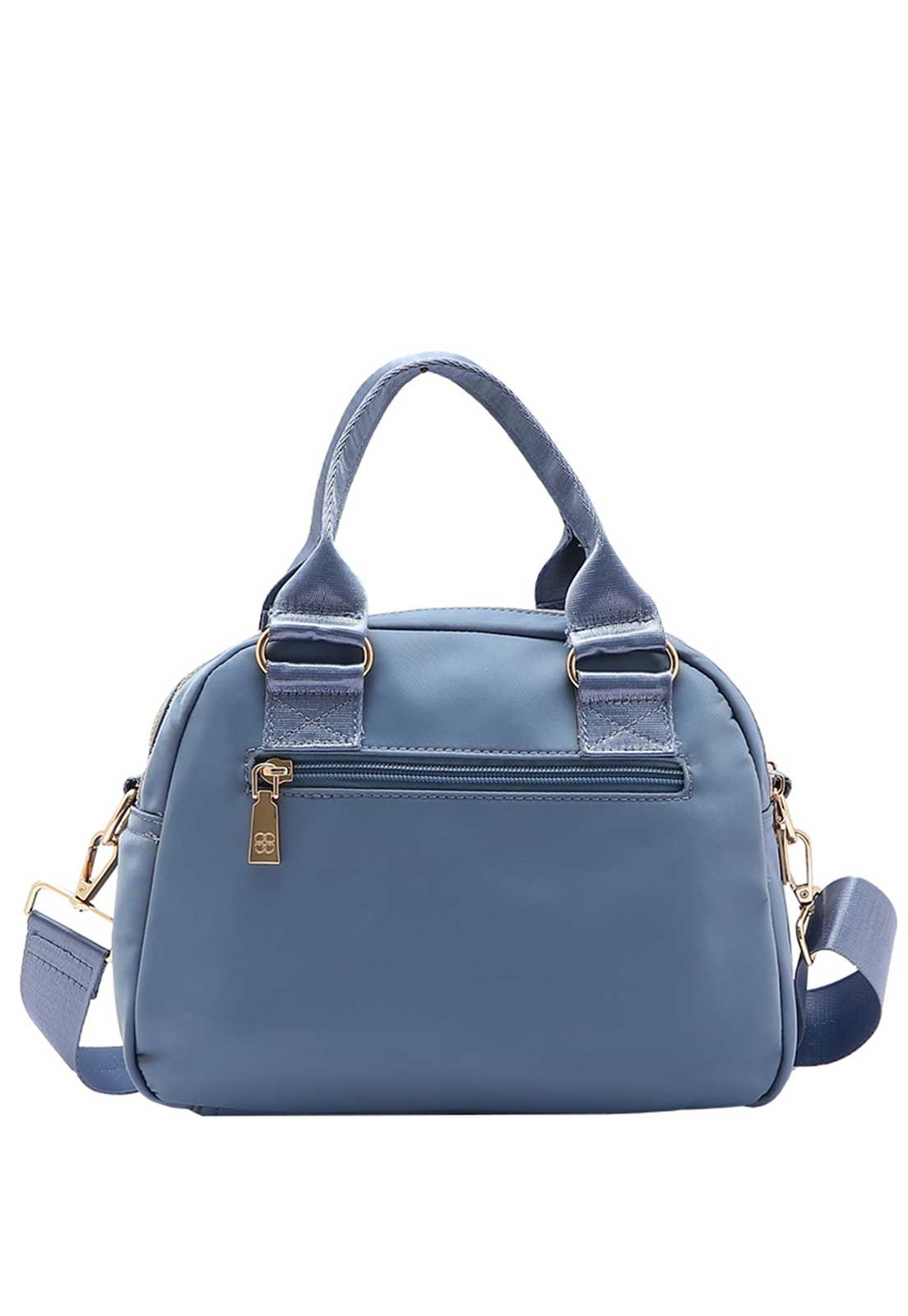 Bolsa Feminina Chenson Original Twill Nylon Mão 3784946 Azul 3