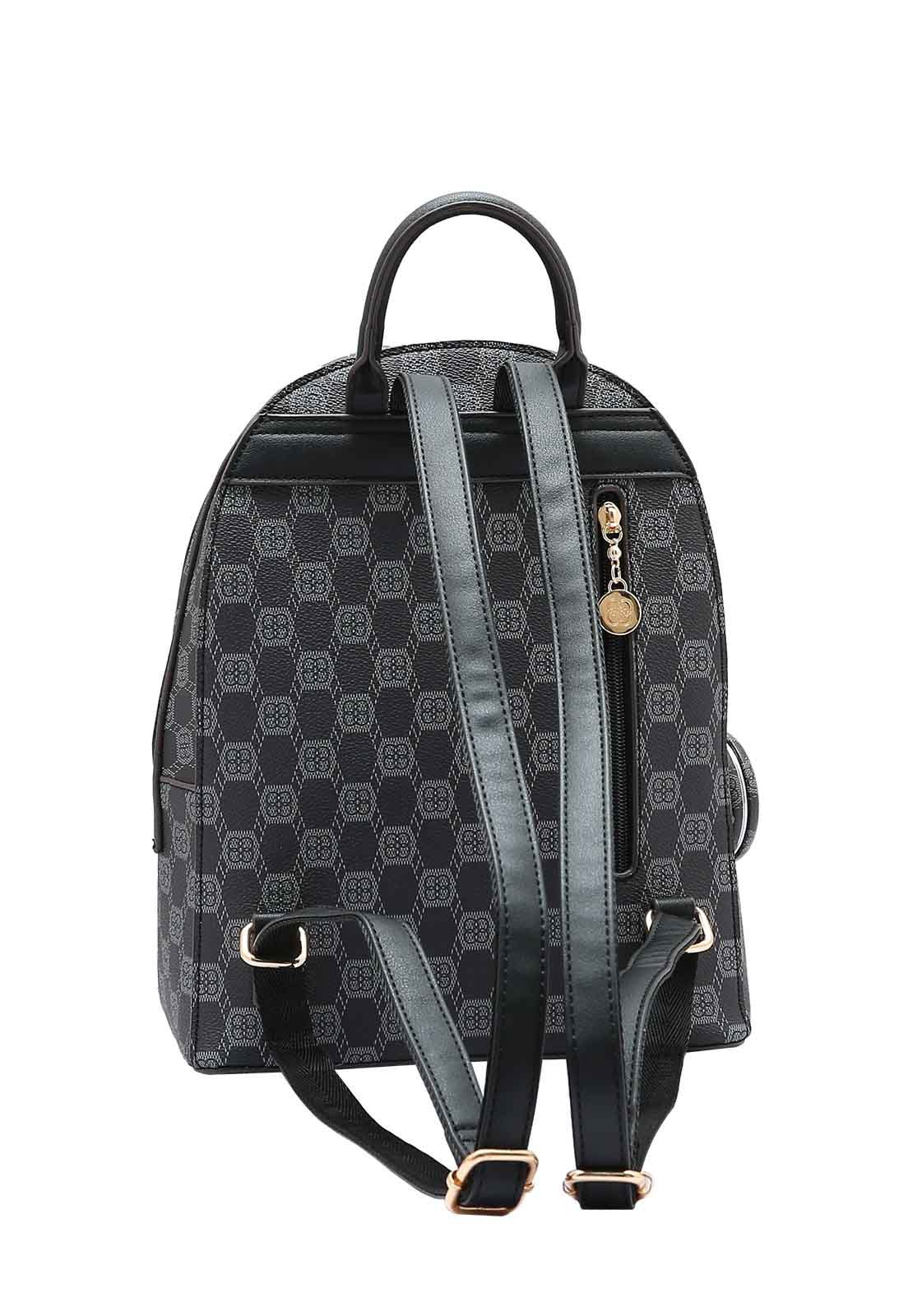 Mochila Feminina Chenson Original New Cristal Costas 8485022 Preto 3