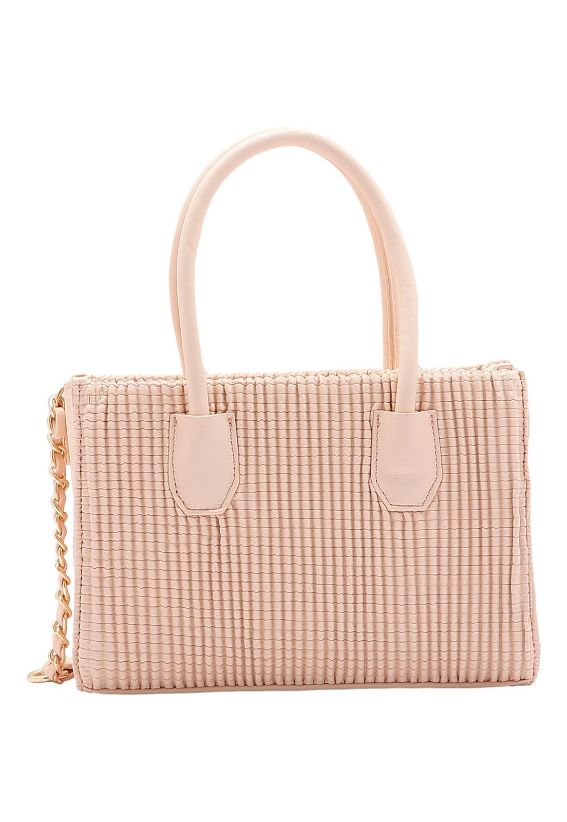 Bolsa Feminina Chenson Textura Soft 3484740 Rosa 3