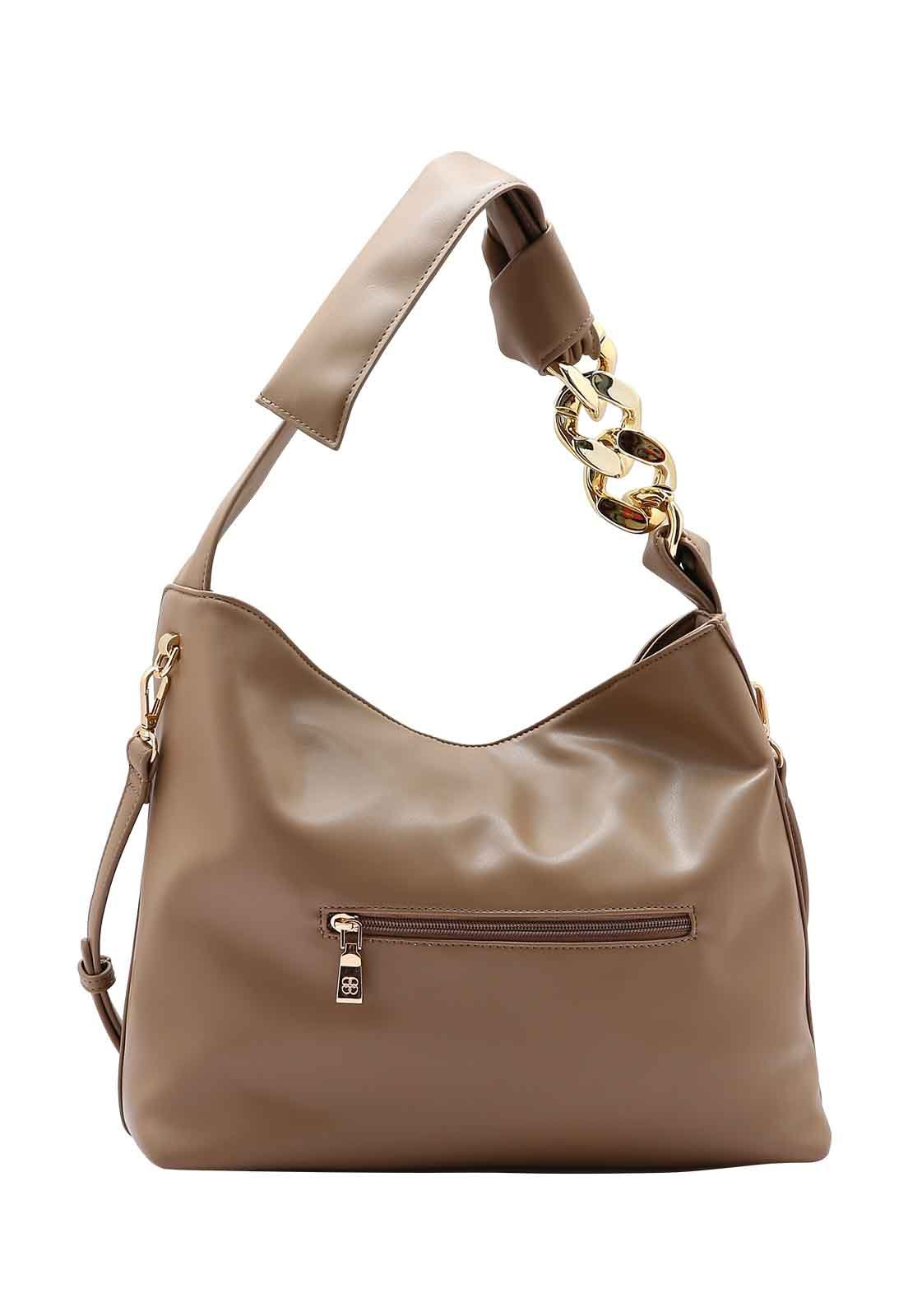 Bolsa Feminina Chenson Original Contemporâneo Hobo 3485058 Natural 3