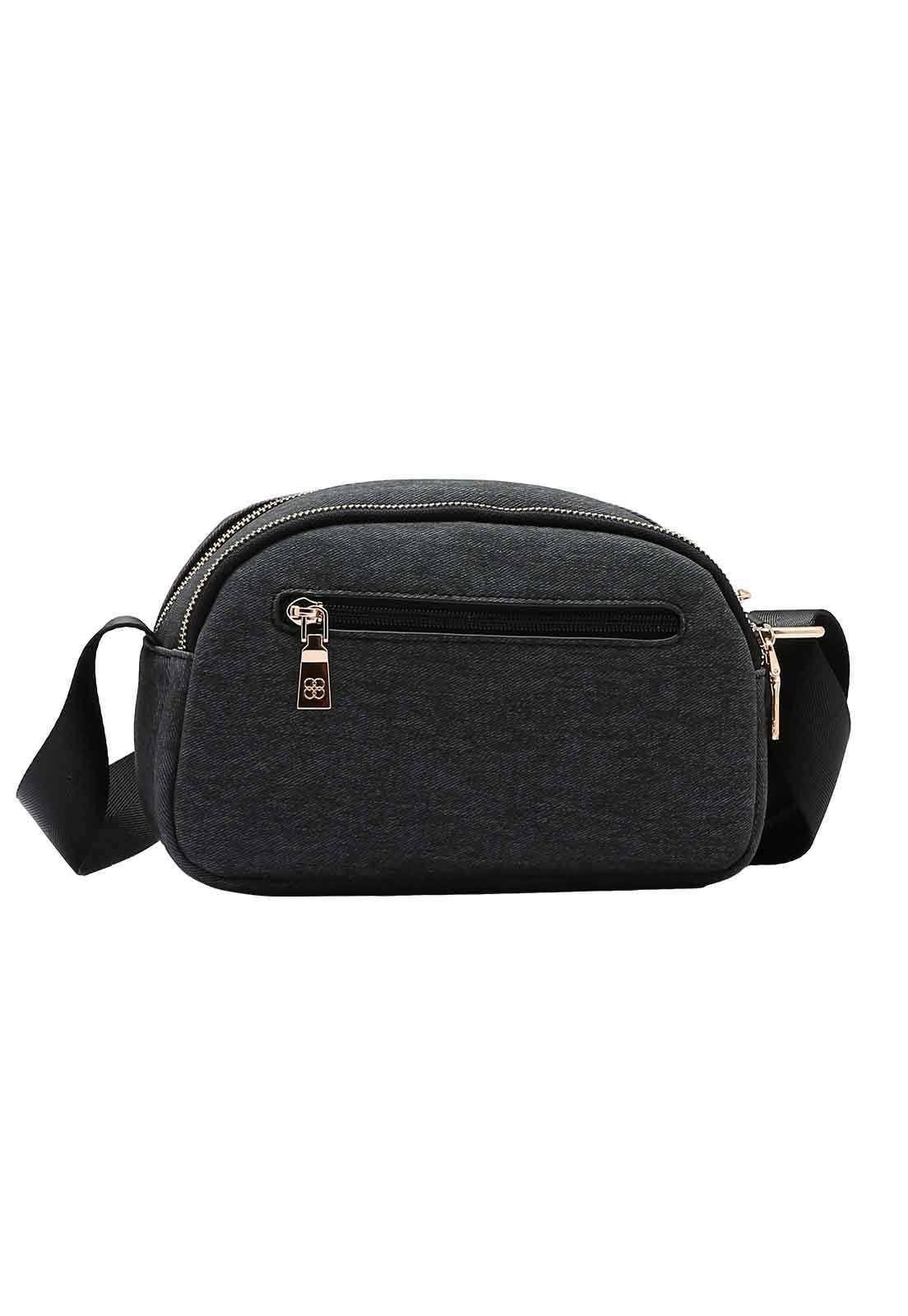 Bolsa Feminina Chenson Original Sport Cool Transversal 3485108 Preto 3