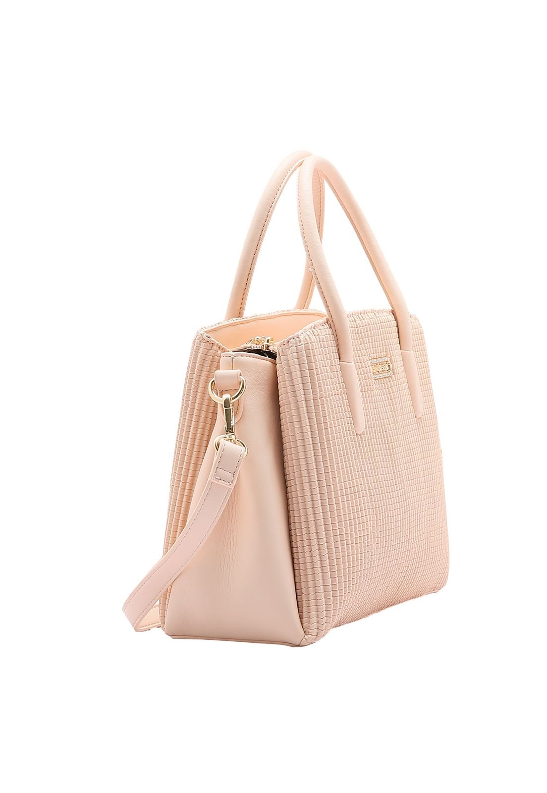 Bolsa Feminina Chenson Textura Soft 3484738 Rosa 2