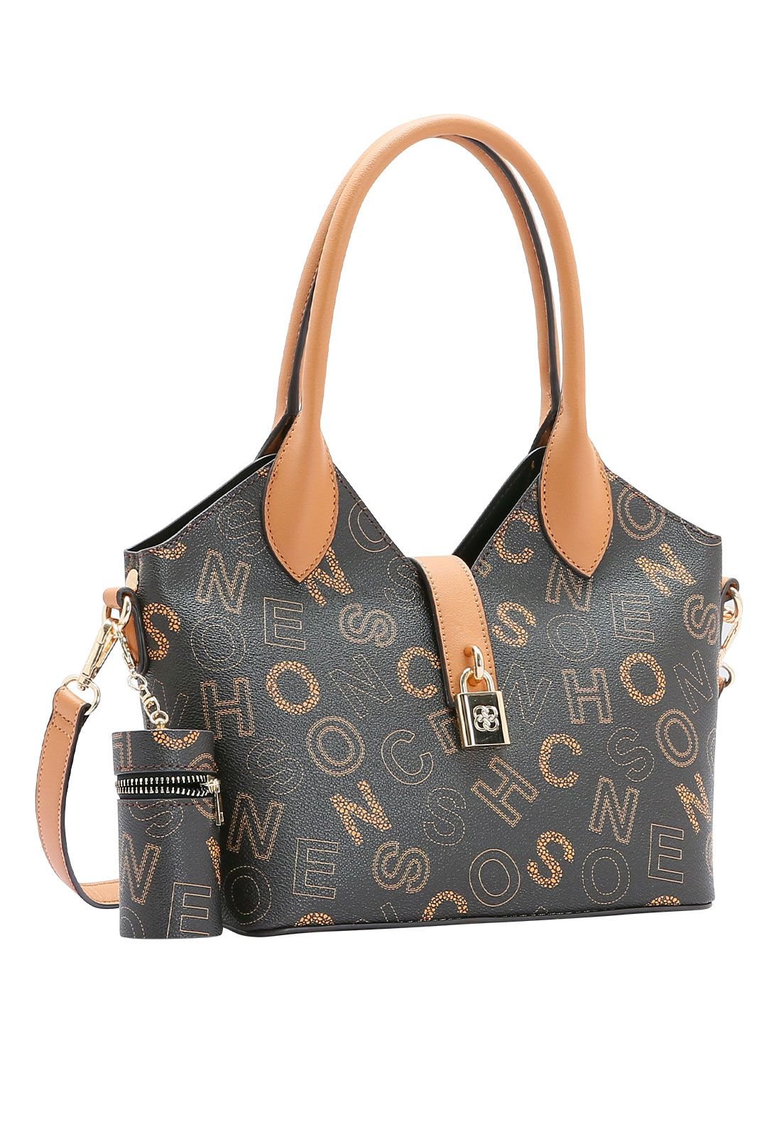 Bolsa Feminina  Monograma Fun Mão 3484541