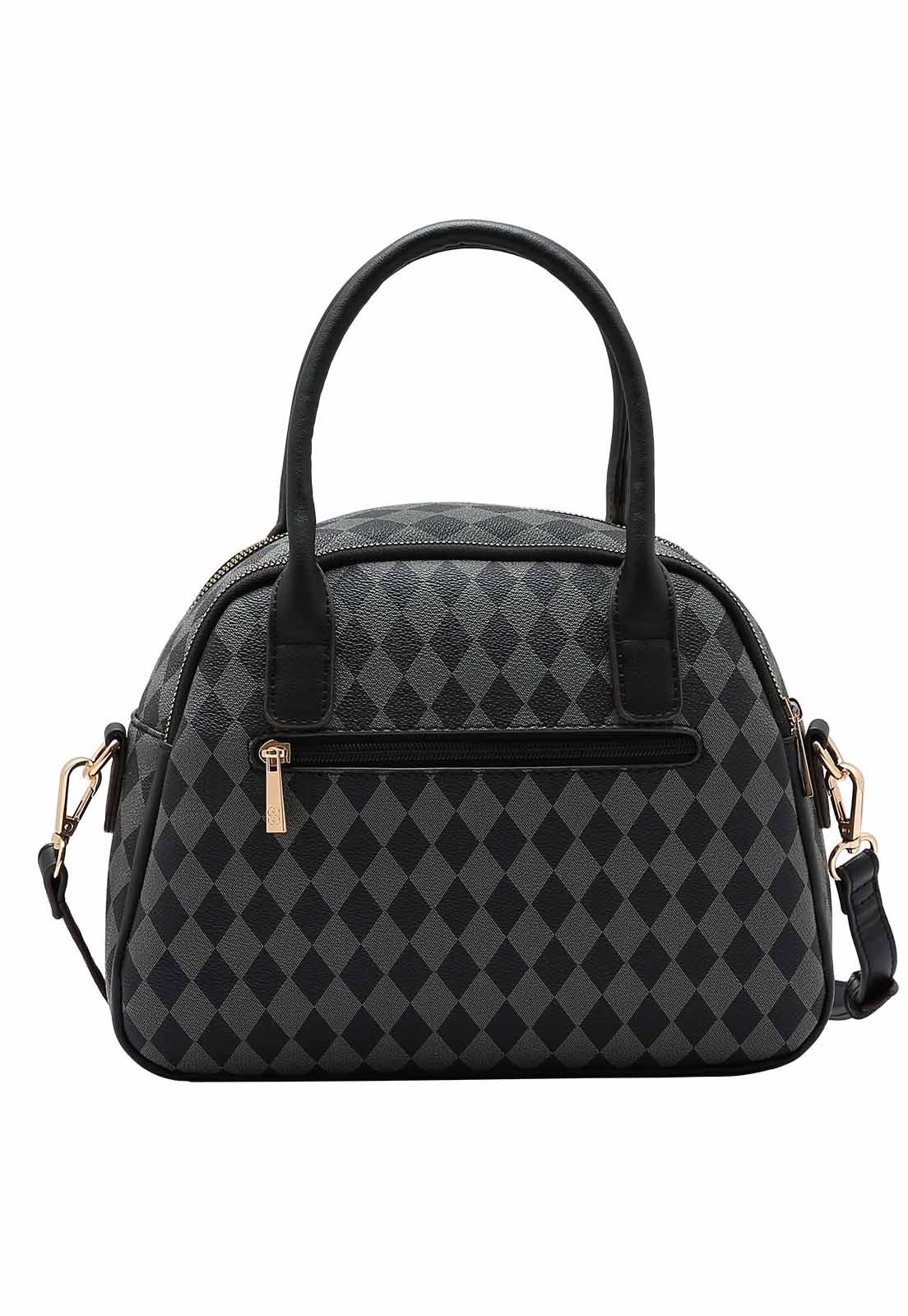 Bolsa Feminina Chenson Original Geométrica Mão 3484853 Preto 3