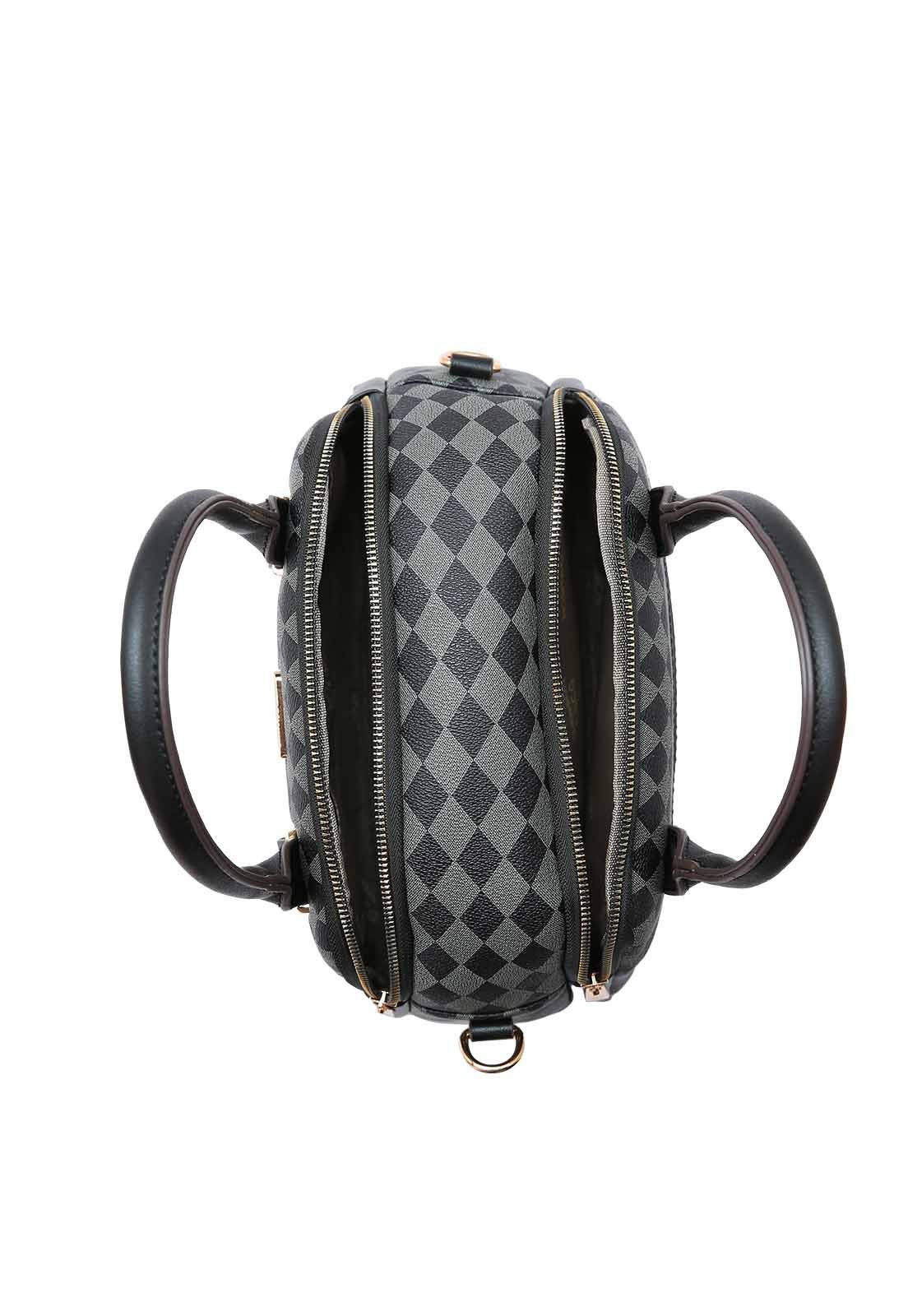 Bolsa Feminina Chenson Original Geométrica Mão 3484853 Preto 4