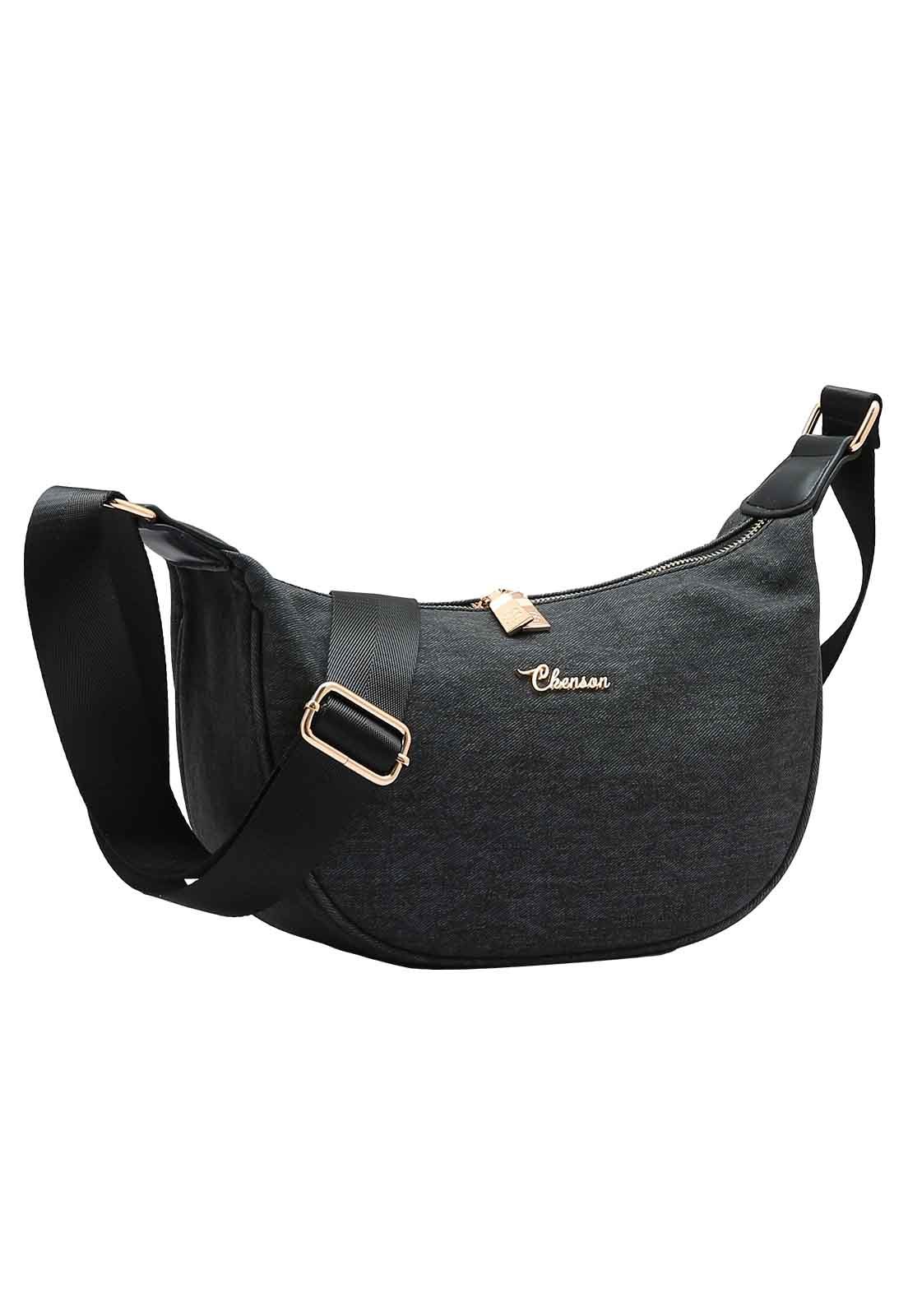 Bolsa Feminina Chenson Original Sport Cool Transversal 3485107 Preto 1