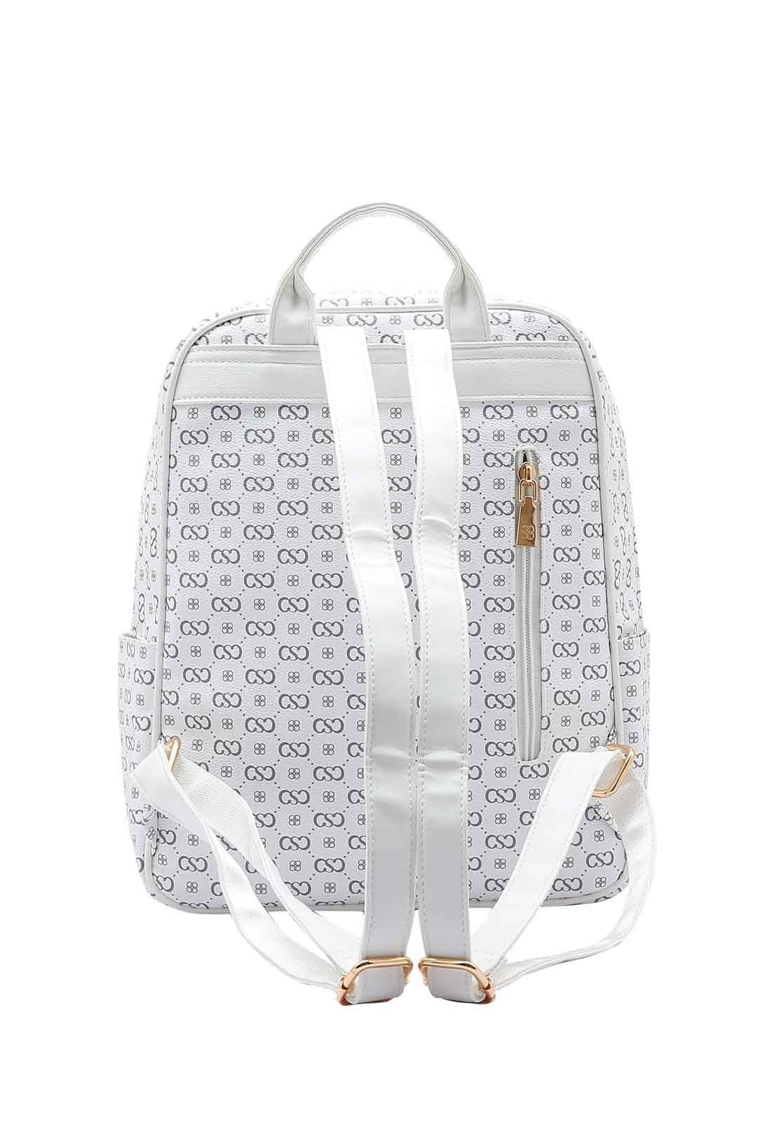 Mochila Feminina Chenson Original Elegance Luxo Laptop 8485078 Off White 3