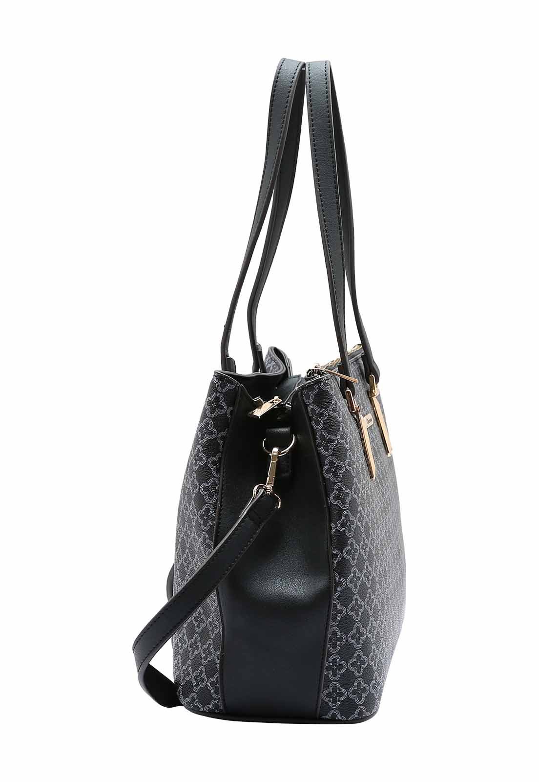 Bolsa Feminina Chenson Original Elemento Grafico Ombro 3484842 Preto 2