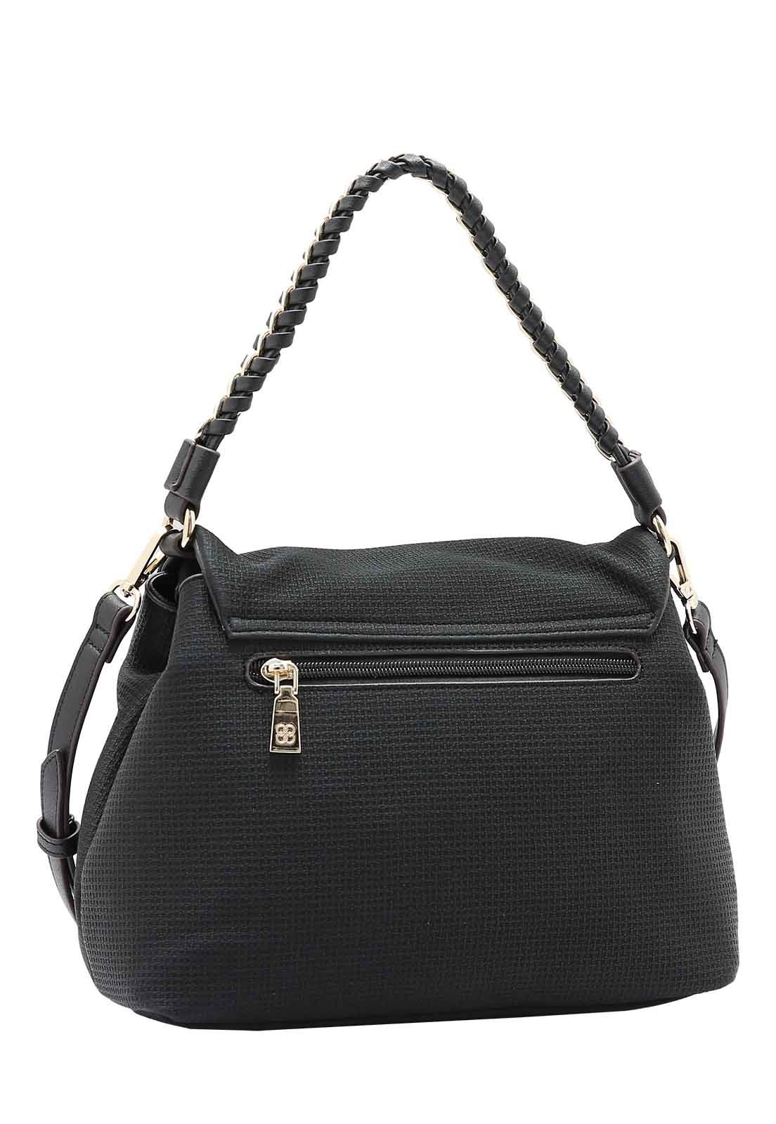 Bolsa Feminina Chenson Original Ferragem Deluxe Mão 3485057 Preto 3