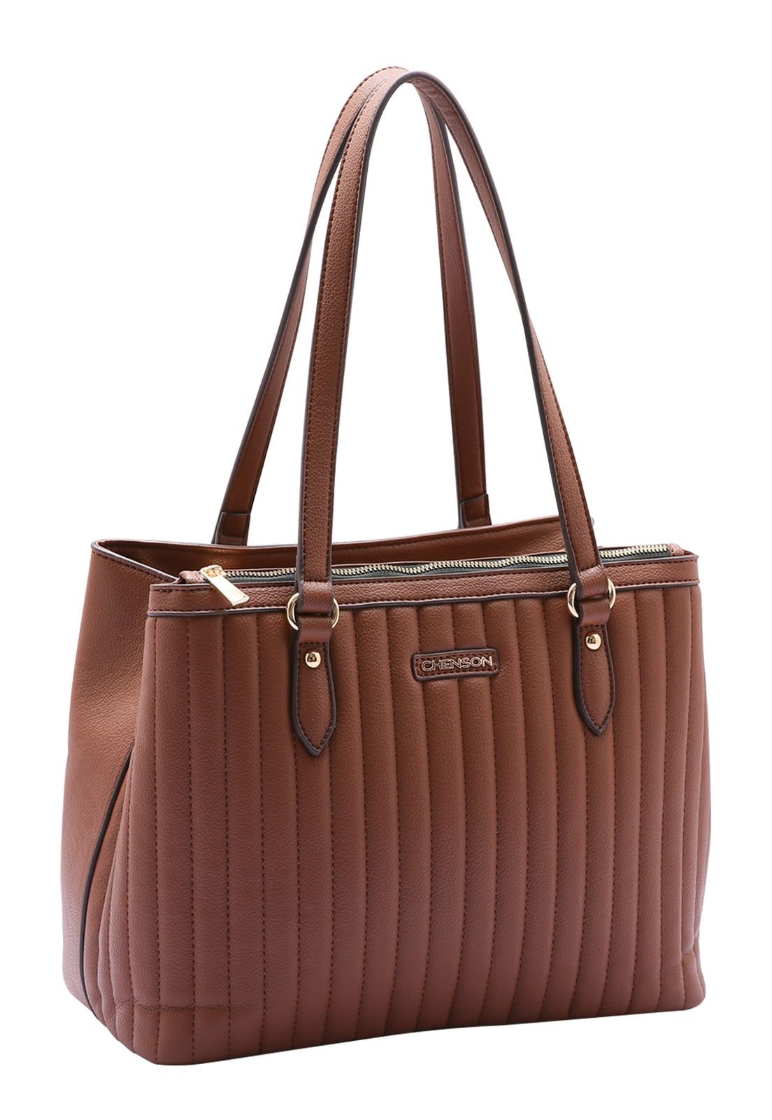 Bolsa Feminina Matelassê Casual Transversal 3484055 Café 1