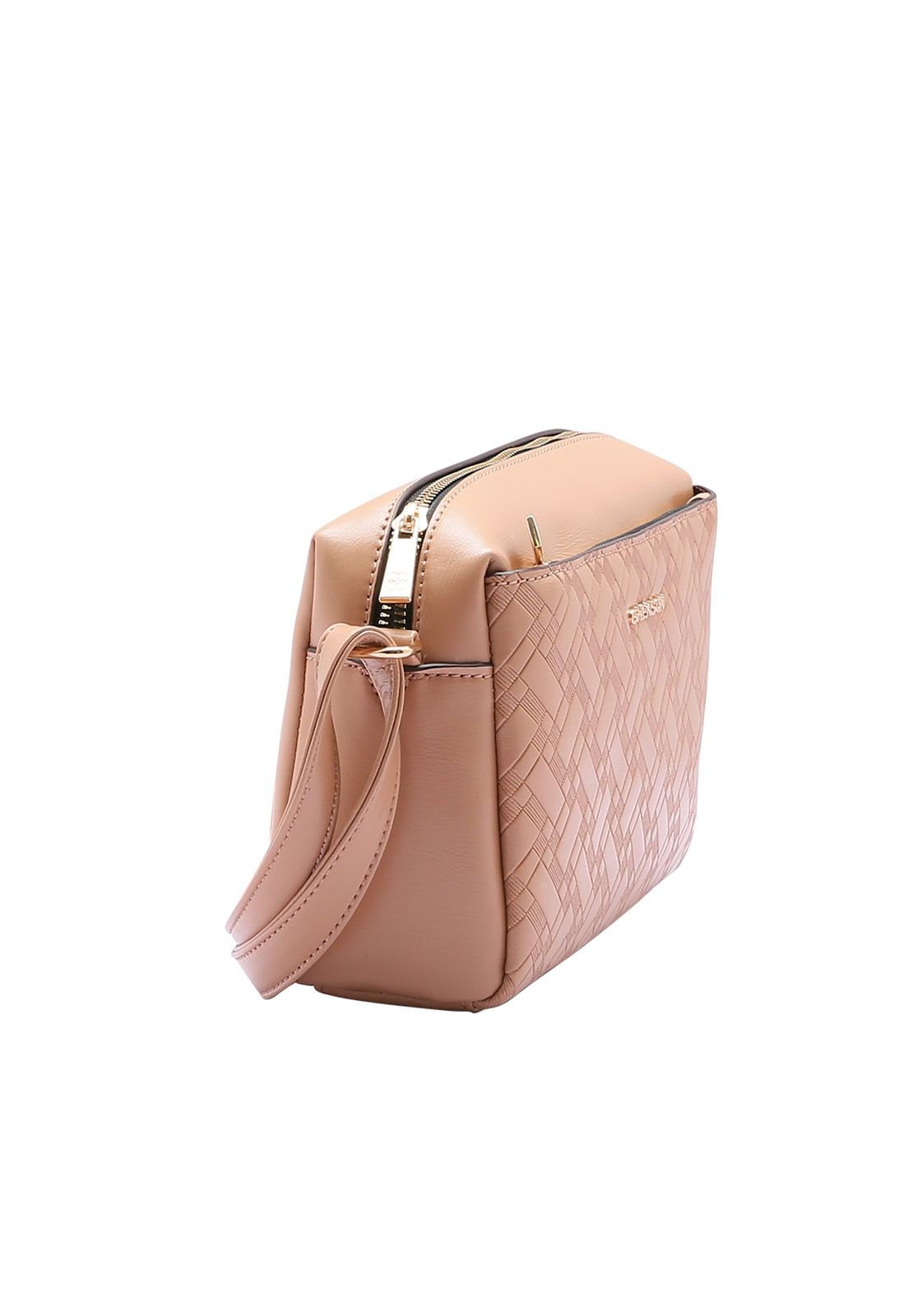 Bolsa Feminina Mix de Texturas 3484066 Bege 2