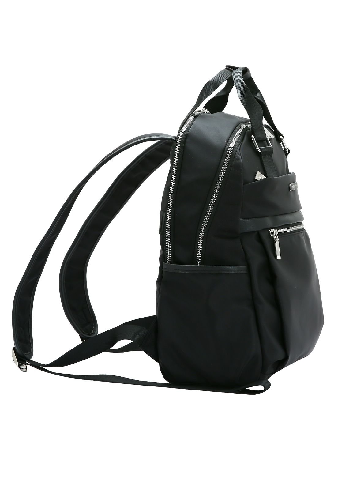 Mochila Feminina Twill Nylon Notebook 15" 8784536 Preto 2