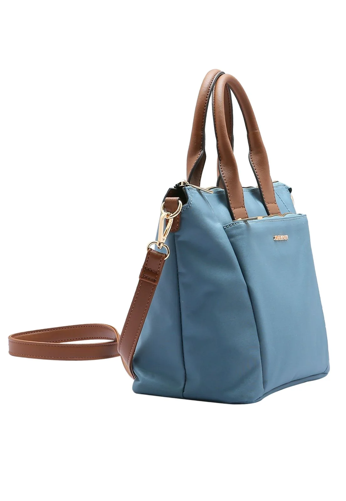 Bolsa Feminina Microfibra Mão 3484127 Azul Petróleo 2