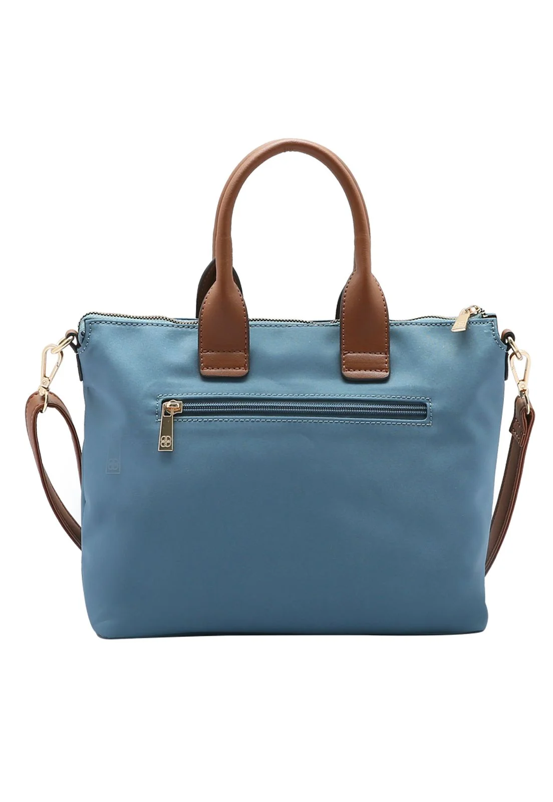 Bolsa Feminina Microfibra Mão 3484127 Azul Petróleo 3
