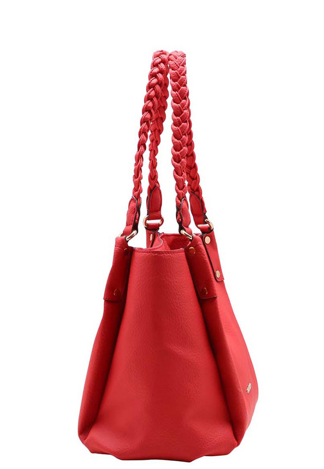 Bolsa Feminina Chenson Trançado Ombro 3483367 Vermelho 2
