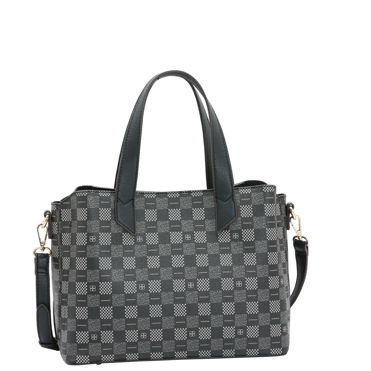Bolsa Feminina Monograma Classico Mão 3484513 Preto 3
