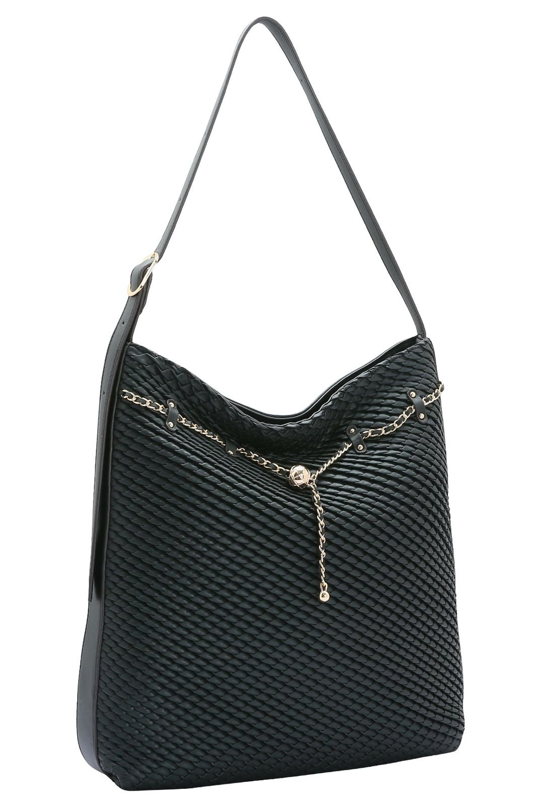 Bolsa Feminina New Soft Hobo 3484228 Preto 1