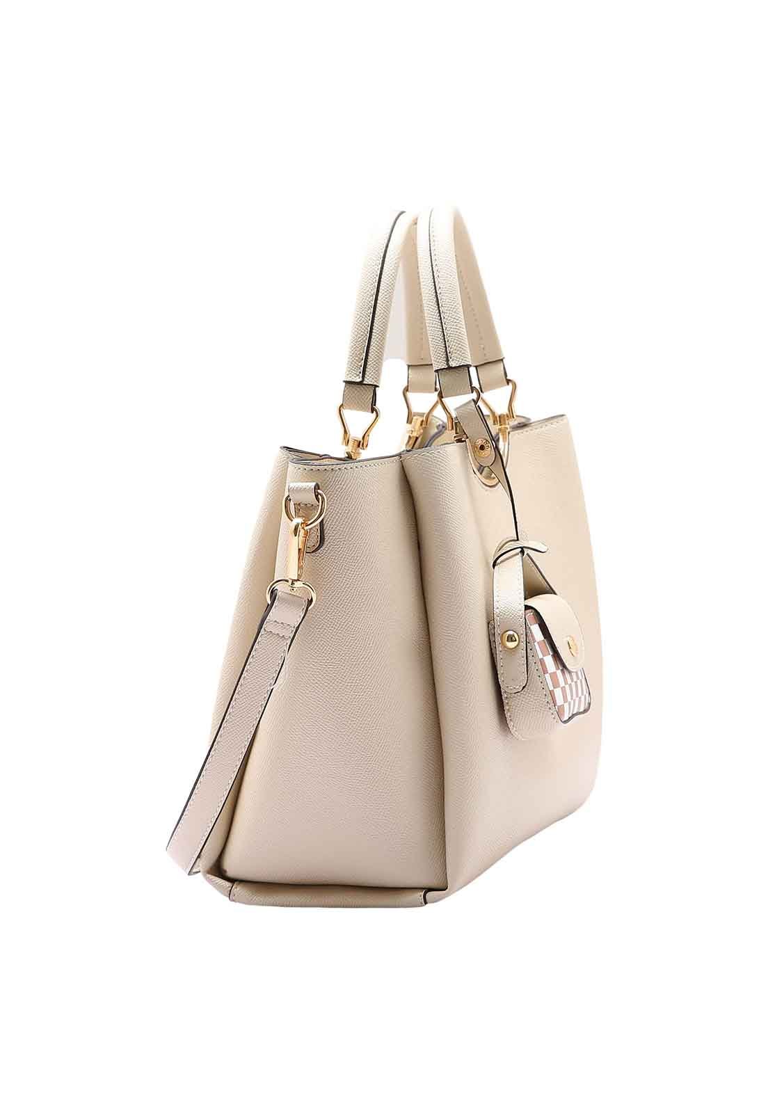 Bolsa Feminina Chenson Original New Clássico Mão 3484996 Bege 2