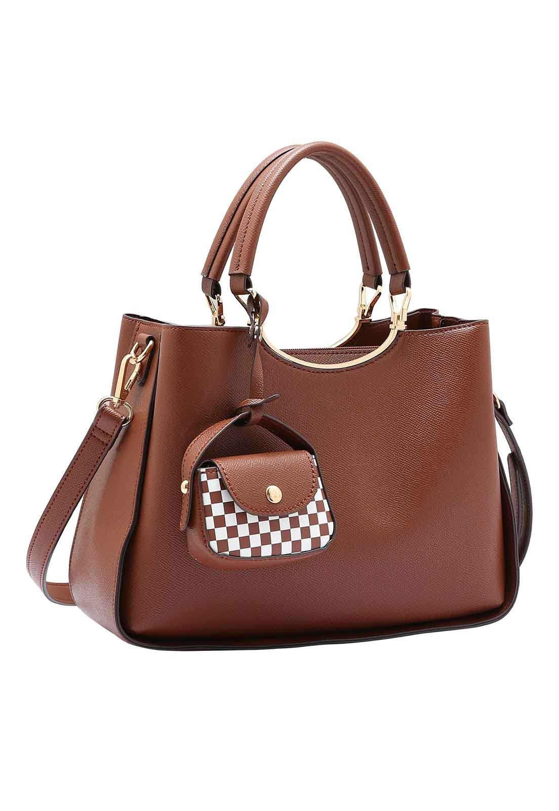Bolsa Feminina Chenson Original New Clássico Mão 3484997 Marrom 1