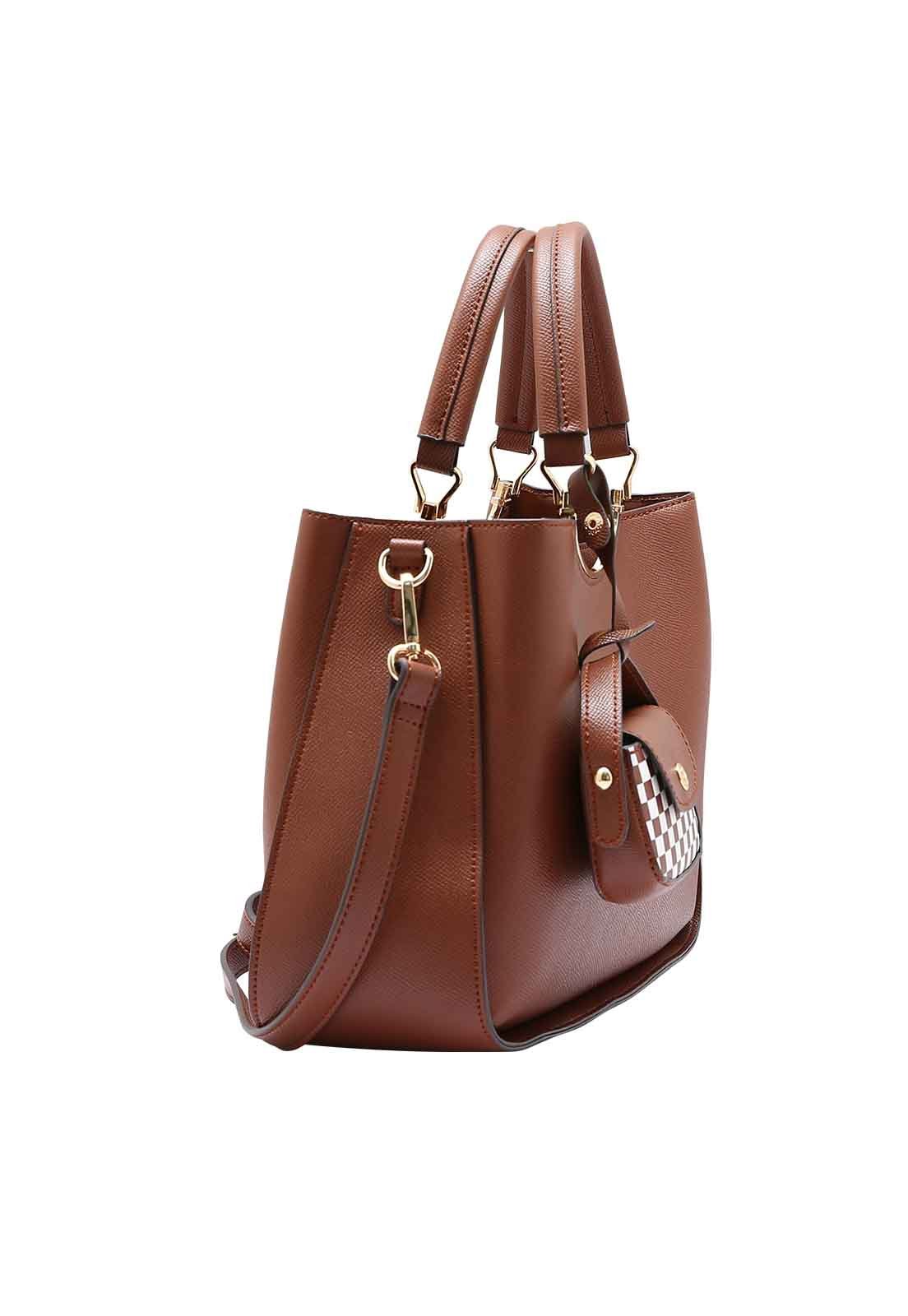 Bolsa Feminina Chenson Original New Clássico Mão 3484997 Marrom 2