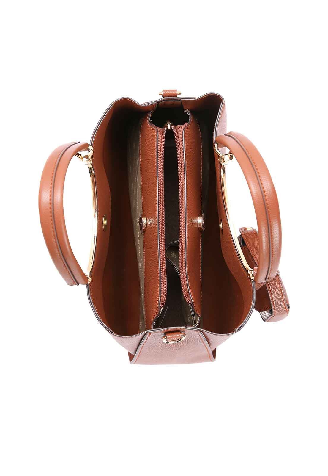 Bolsa Feminina Chenson Original New Clássico Mão 3484997 Marrom 4