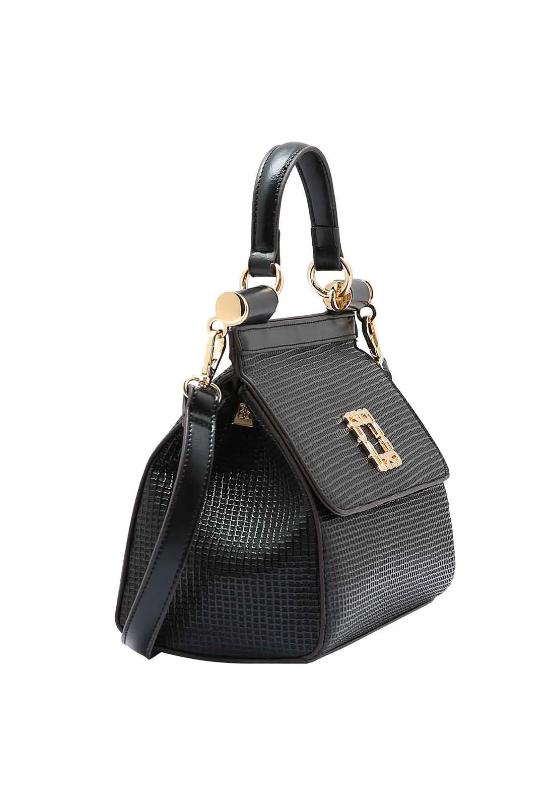 Bolsa Feminina Chenson Original Perolado Chic Mão 3485063 Preto 2