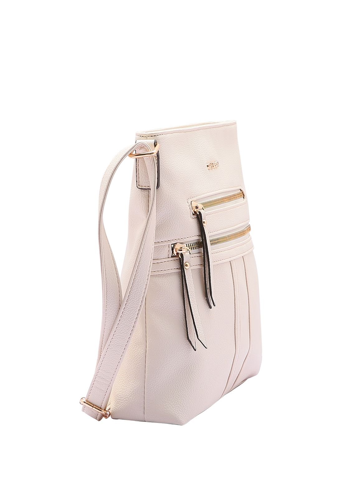 Bolsa Feminina Transversal 3484116 Branco Off 2