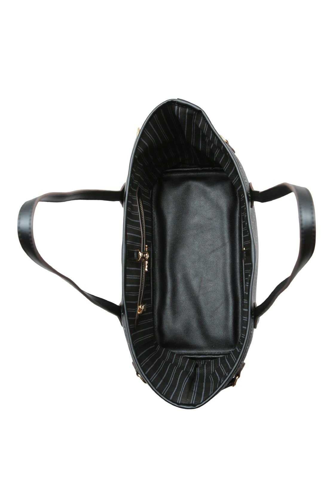Bolsa Feminina Chenson New Monograma Dupla Face Kit 3 Peças 3485427 Preto 4