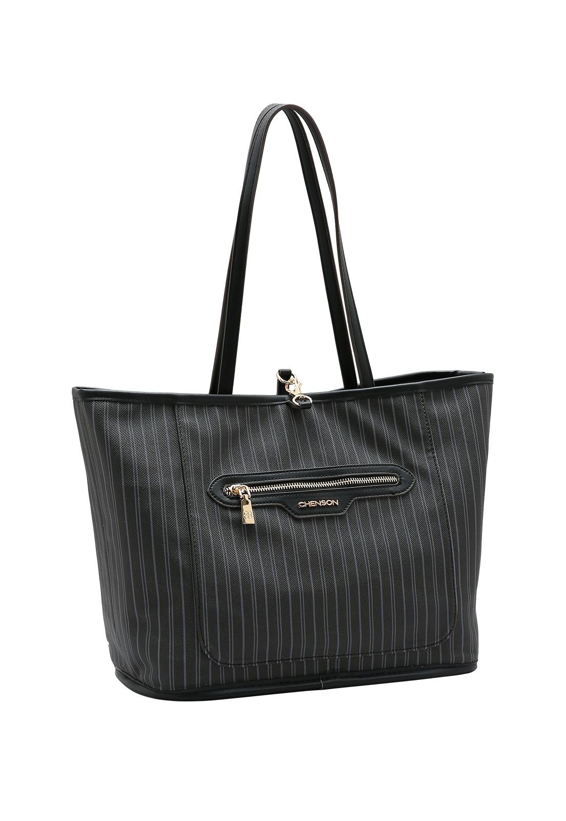 Bolsa Feminina Chenson New Monograma Dupla Face Kit 3 Peças 3485427 Preto 5