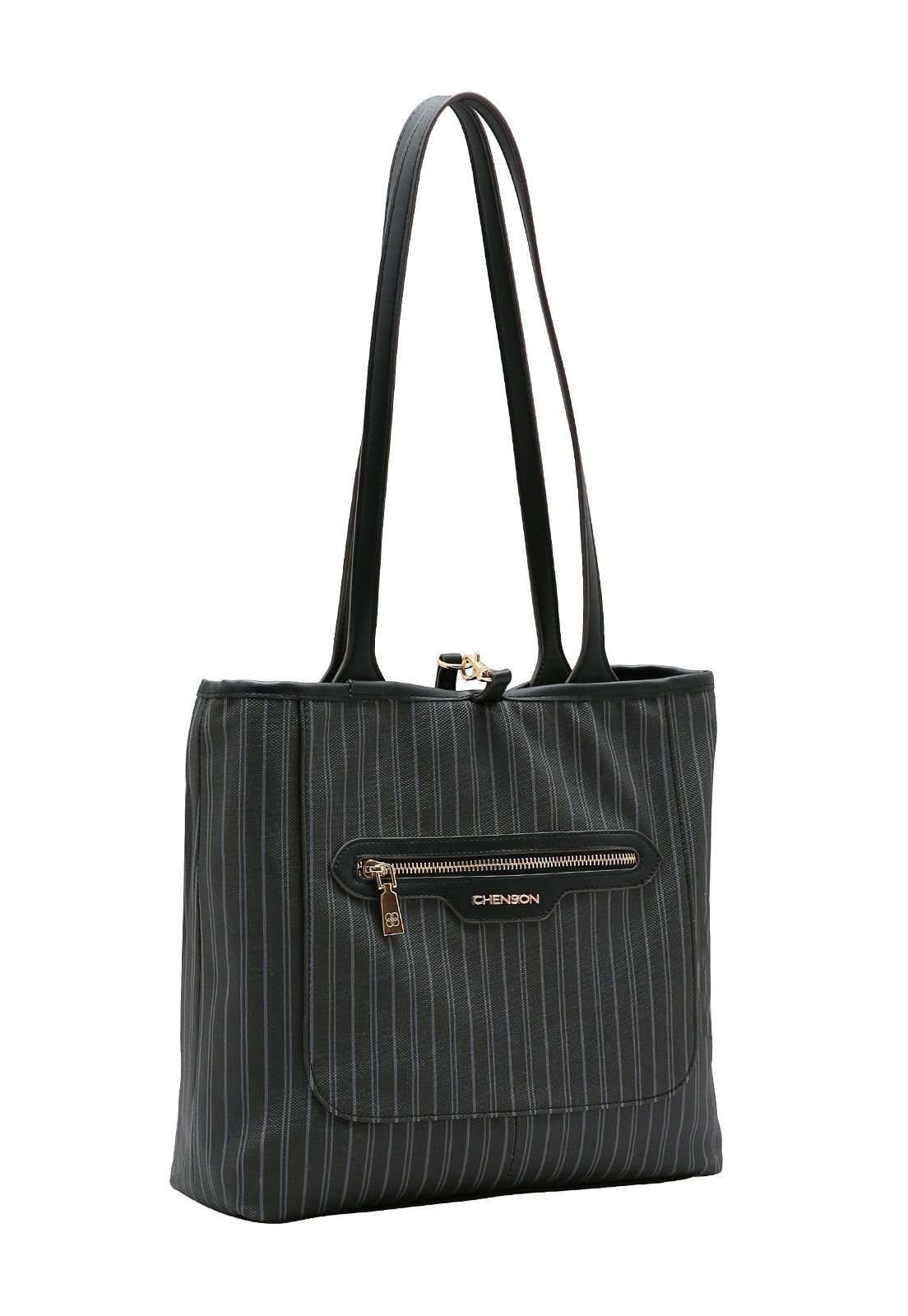 Bolsa Feminina Chenson New Monograma Dupla Face Kit 3 Peças 3485428 Preto 5