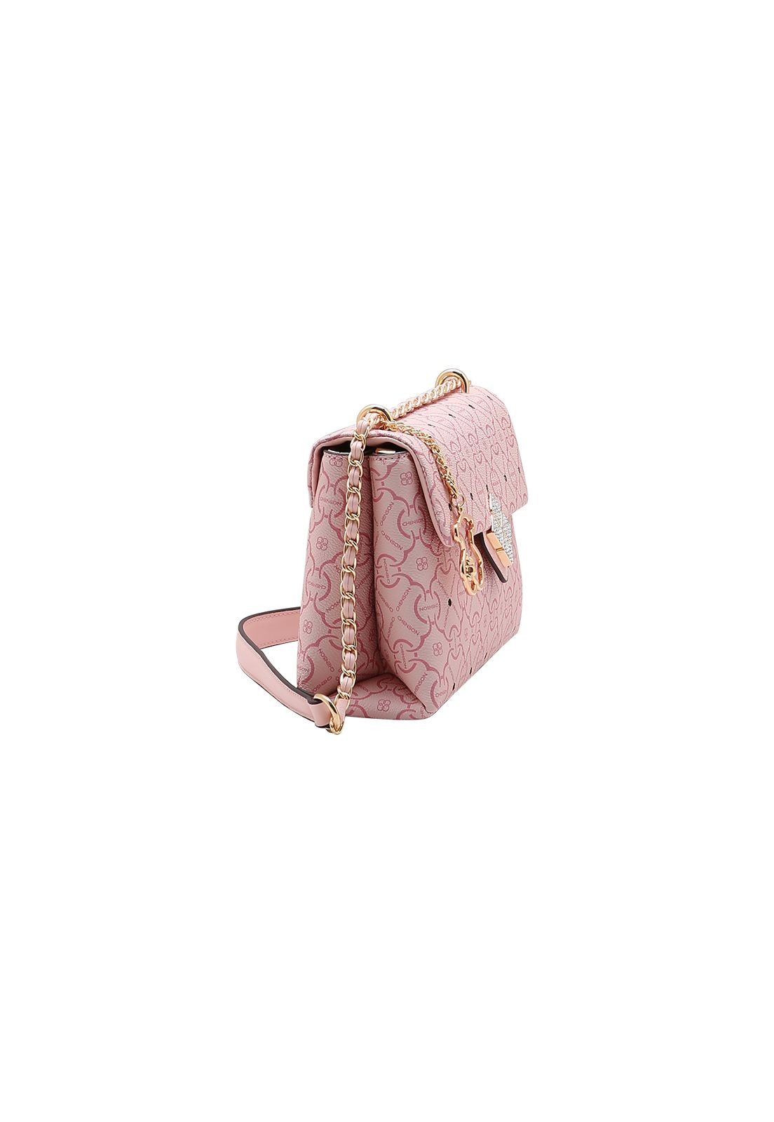 Bolsa Feminina Chenson Classic Cristal Casual Chic Versátil 3485360 Rosa 2