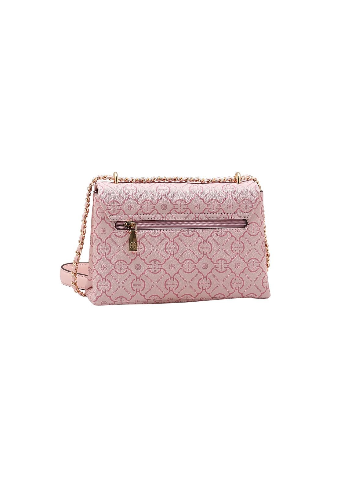 Bolsa Feminina Chenson Classic Cristal Casual Chic Versátil 3485360 Rosa 3