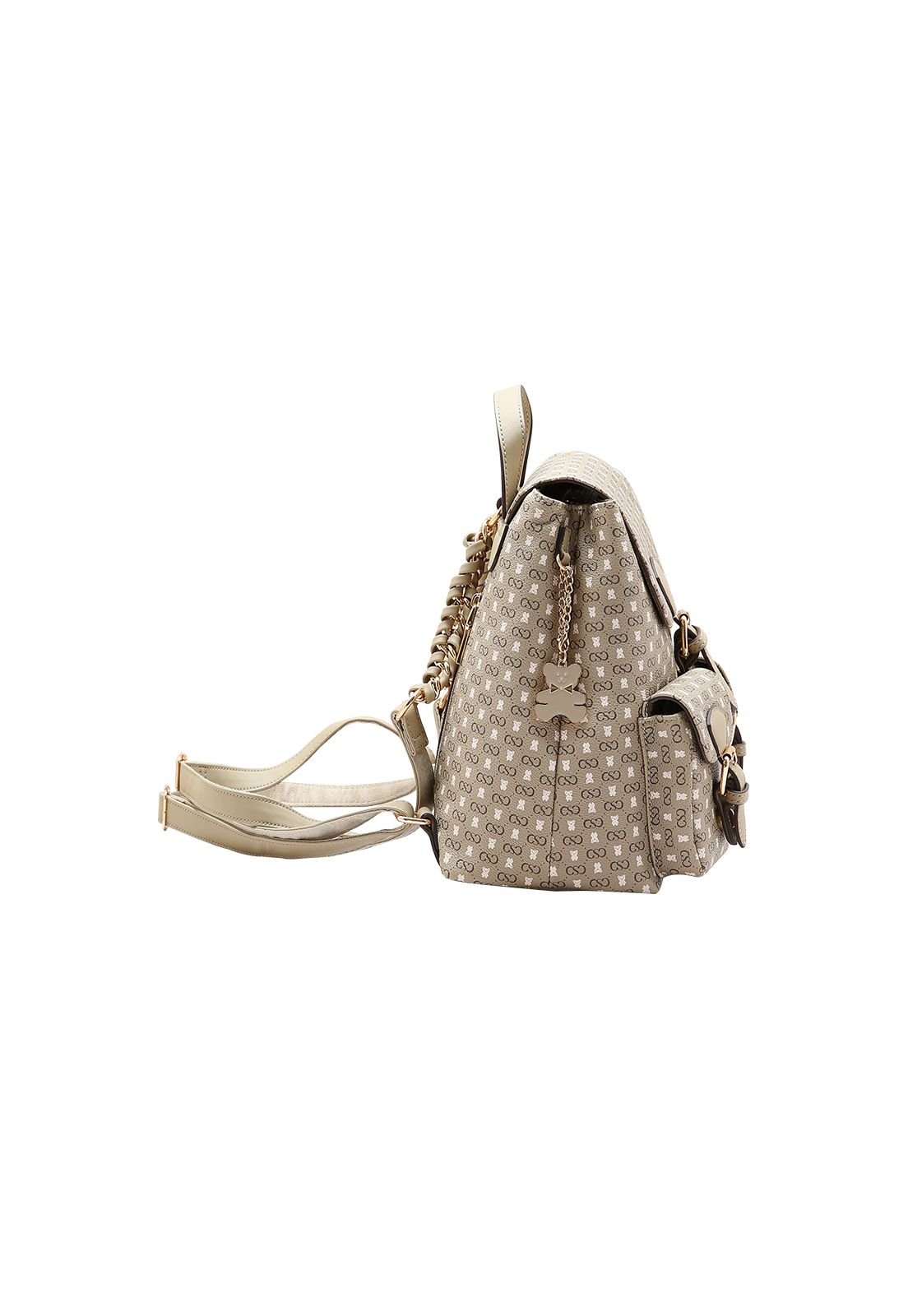 Mochila Feminina Chenson Monograma Baby Urso 8485365 2