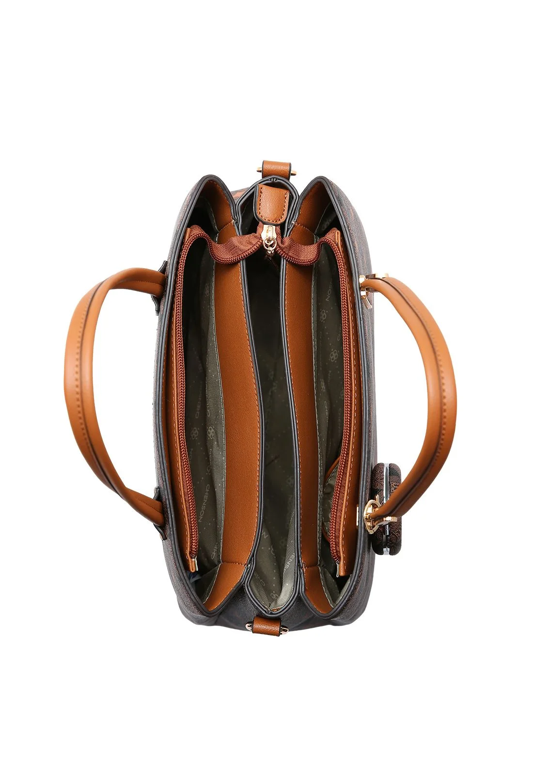 Bolsa Feminina Chenson Monograma Contemporâneo 3485375 Bege 4