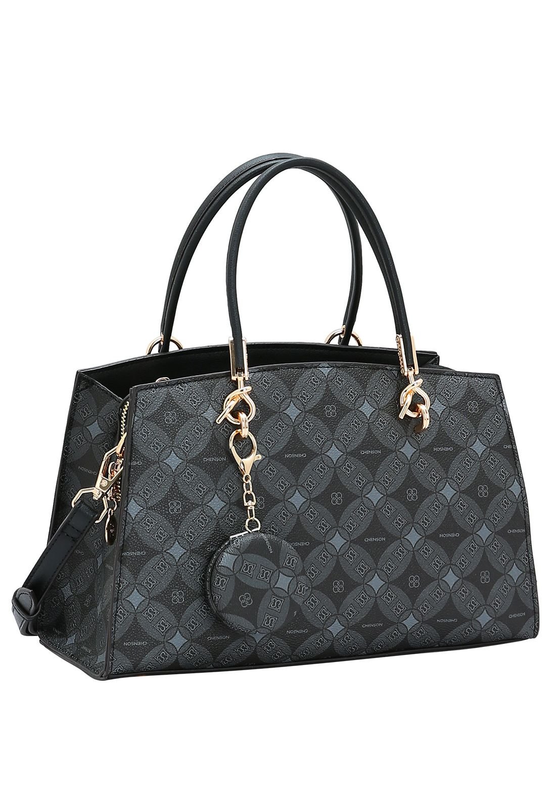 Bolsa Feminina Chenson Monograma Contemporâneo 3485376 Preto 1