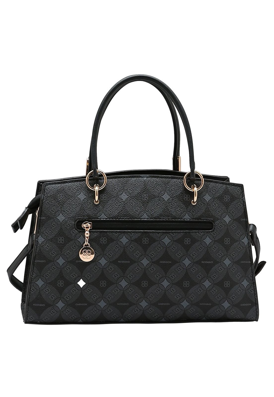 Bolsa Feminina Chenson Monograma Contemporâneo 3485376 Preto 3