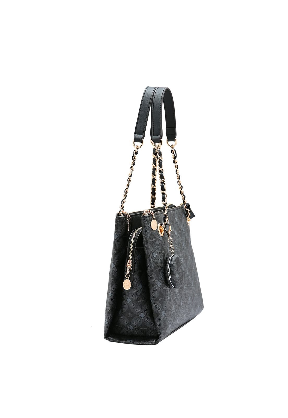 Bolsa Feminina Chenson Monograma Contemporâneo 3485374 Preto 2