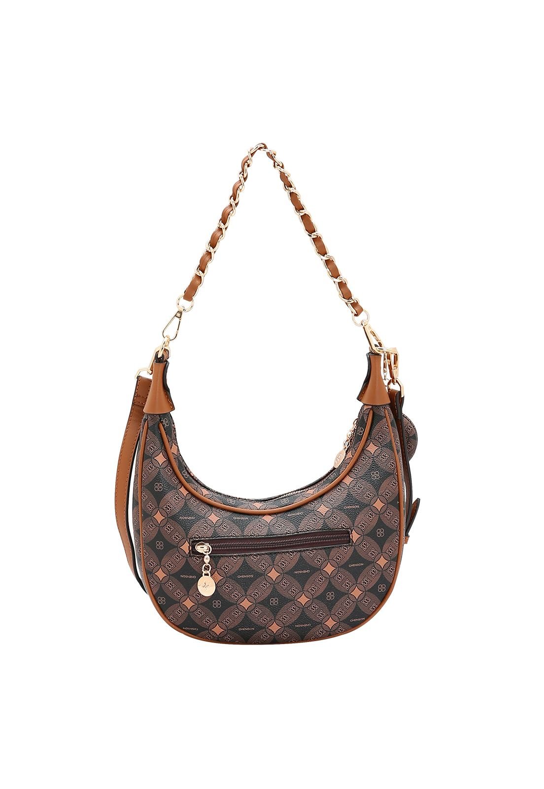 Bolsa Feminina Chenson Monograma Contemporâneo 3485381 Café 3
