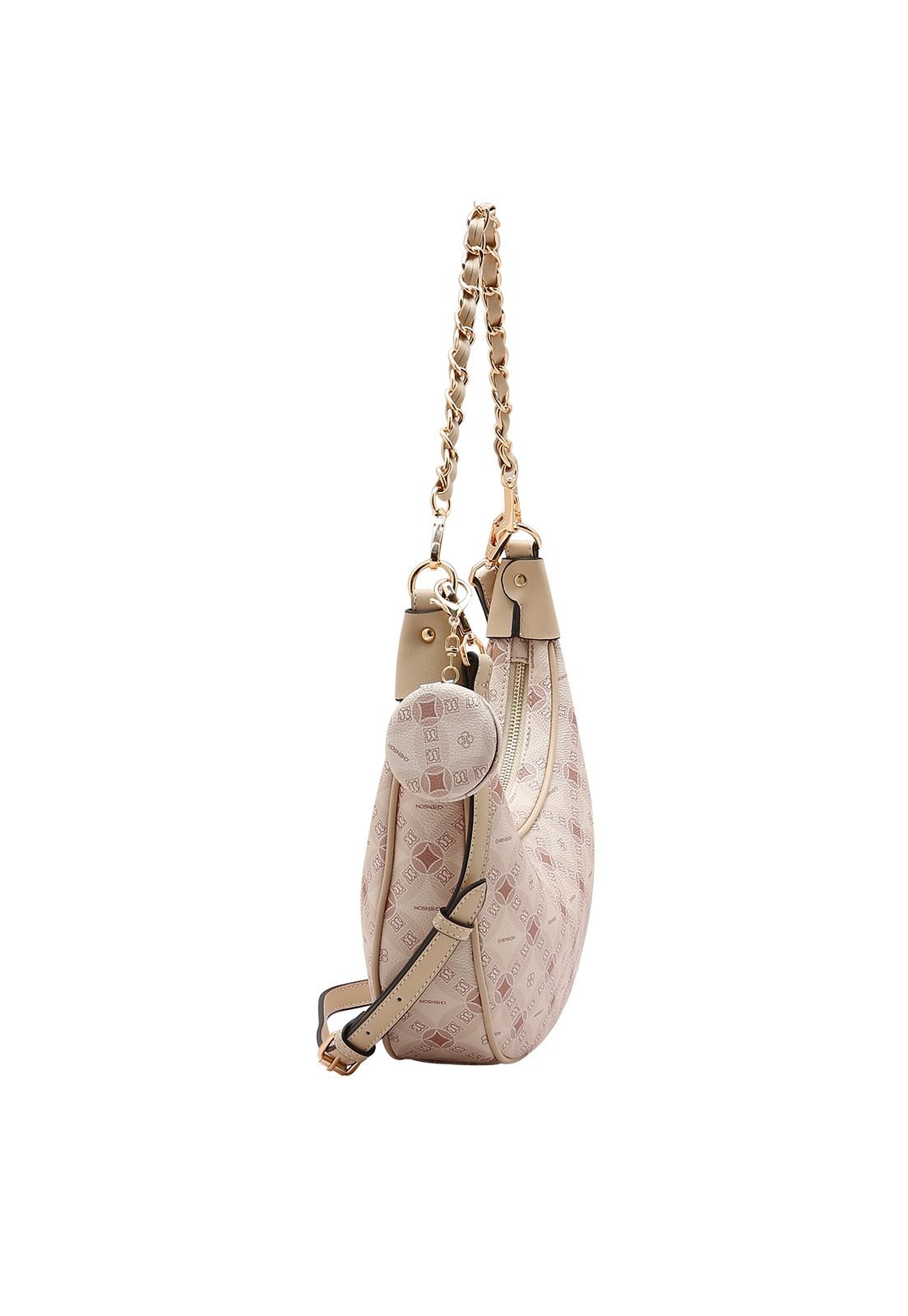 Bolsa Feminina Chenson Monograma Contemporâneo 3485381 Bege 2