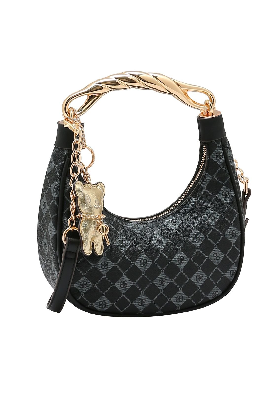 Bolsa Feminina Chenson Monograma Elemento Gráfico 3485392 Preto 1