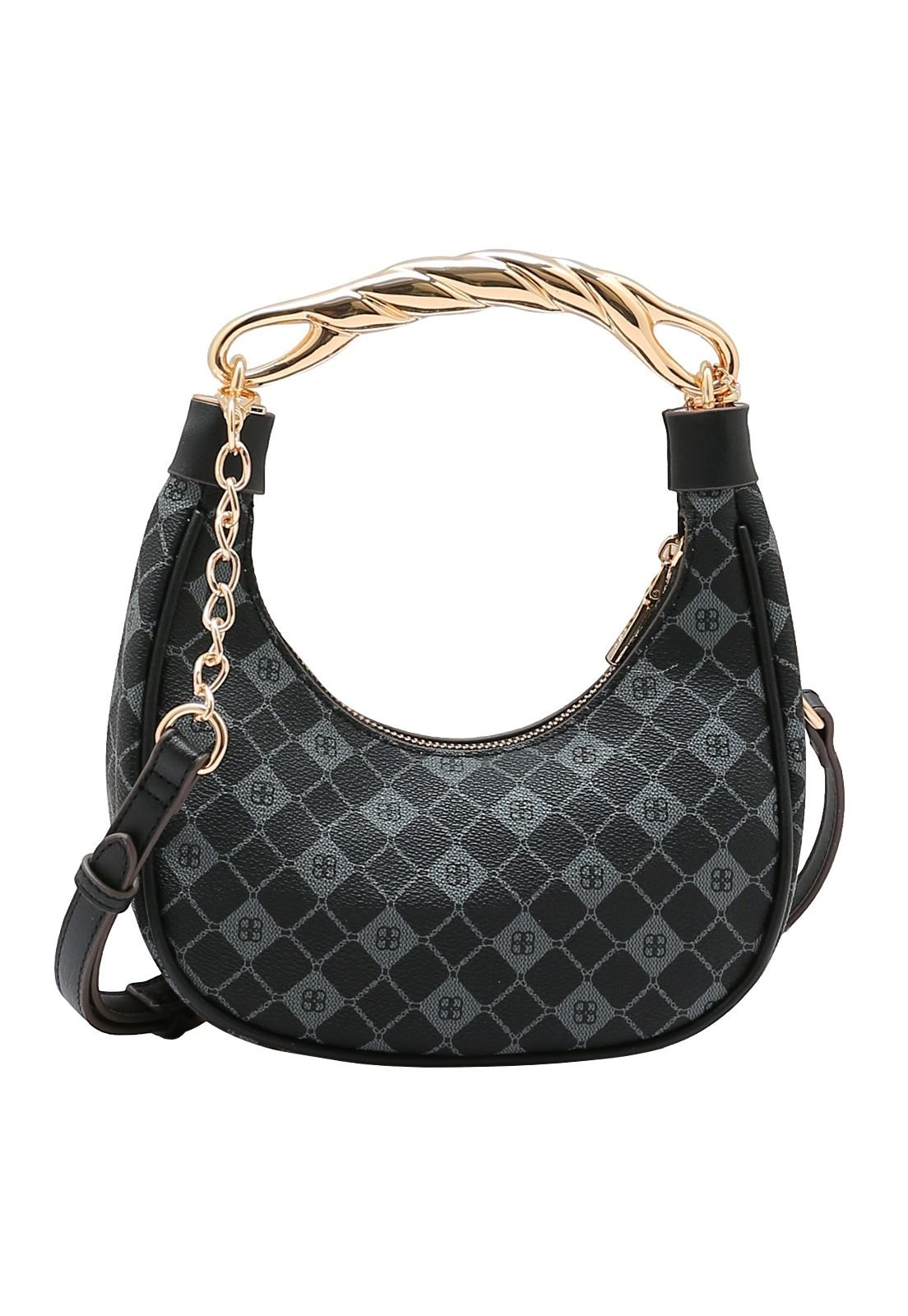 Bolsa Feminina Chenson Monograma Elemento Gráfico 3485392 Preto 3