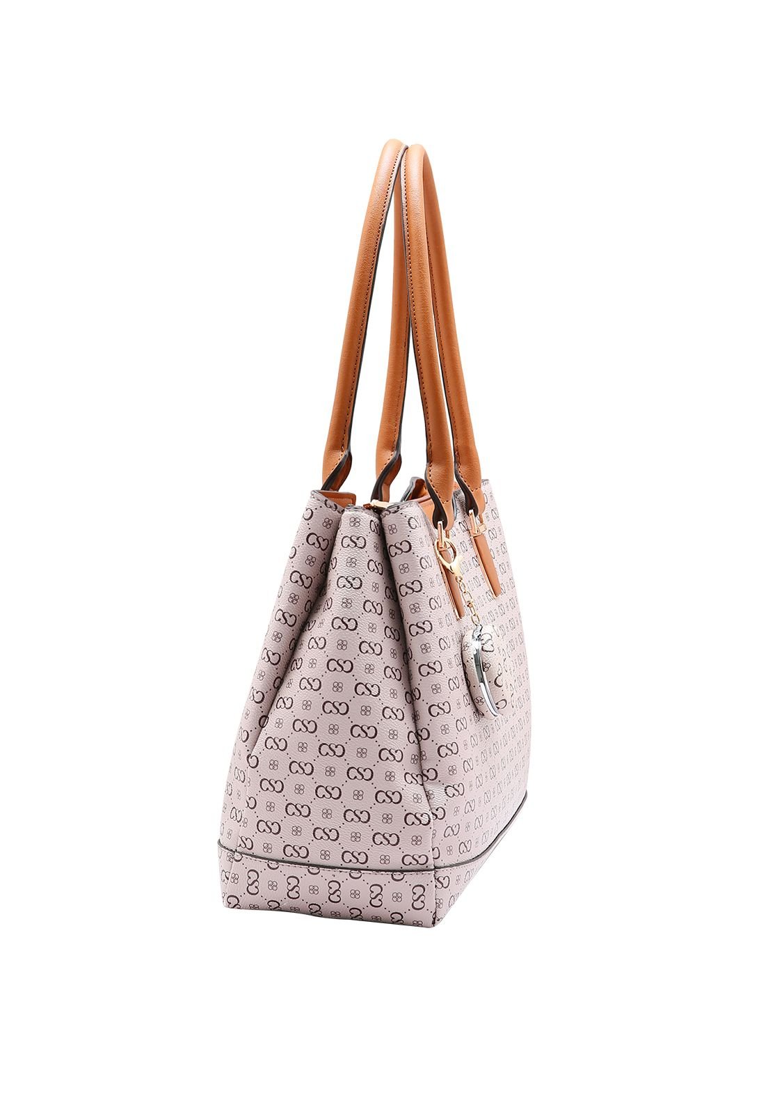Bolsa Feminina Chenson Monograma Elegance 3485405 Bege 2