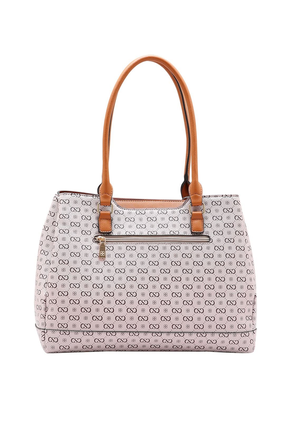 Bolsa Feminina Chenson Monograma Elegance 3485405 Bege 3