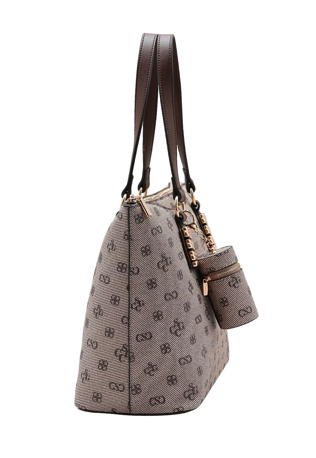 Bolsa Feminina Chenson Monograma Atemporal 3485413 Café 2