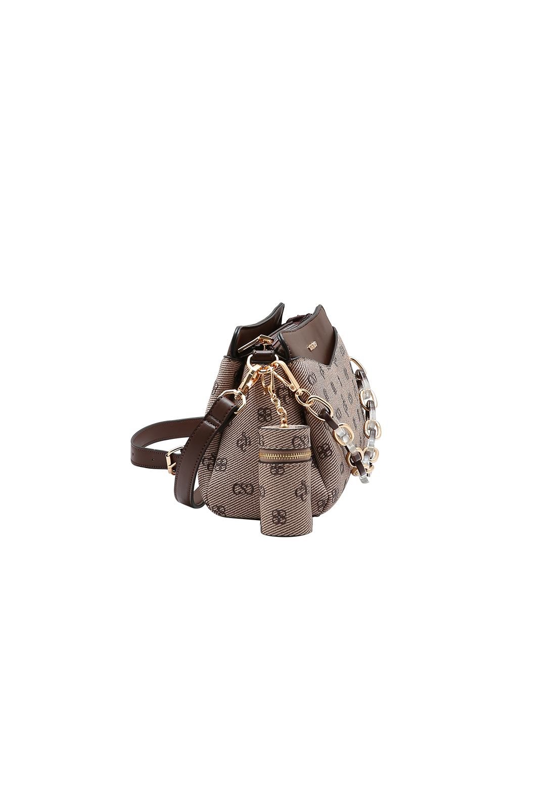 Bolsa Feminina Chenson Monograma Atemporal 3485416 Café 2