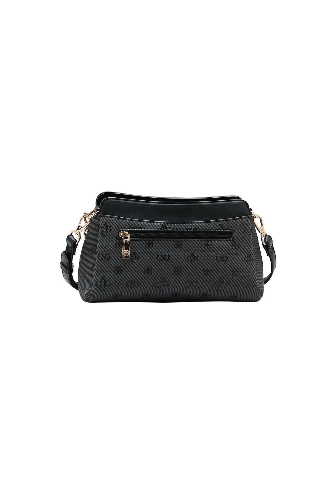 Bolsa Feminina Chenson Monograma Atemporal 3485416 Preto 3