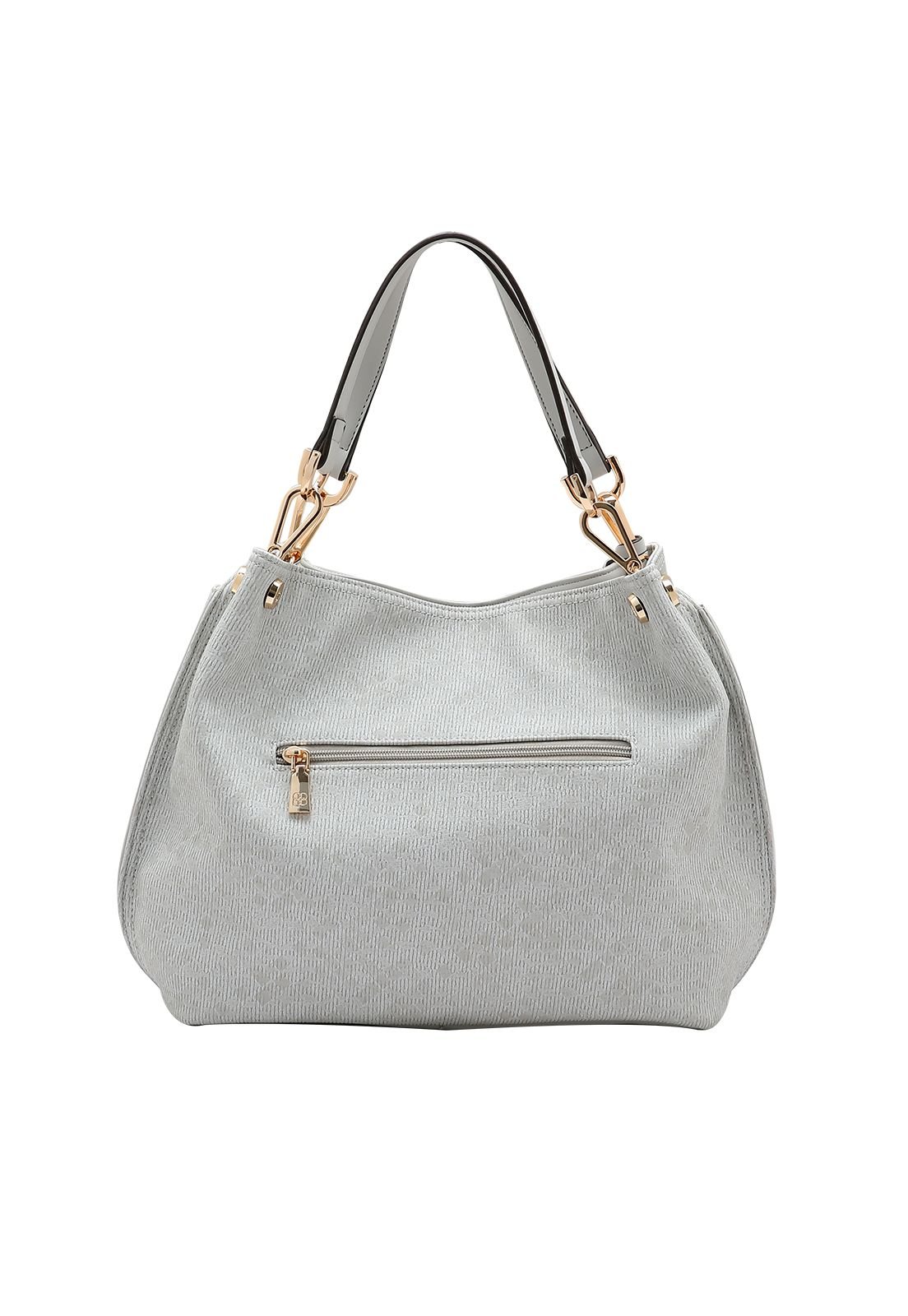 Bolsa Feminina Chenson Confort Chic 3485437 Cinza 3