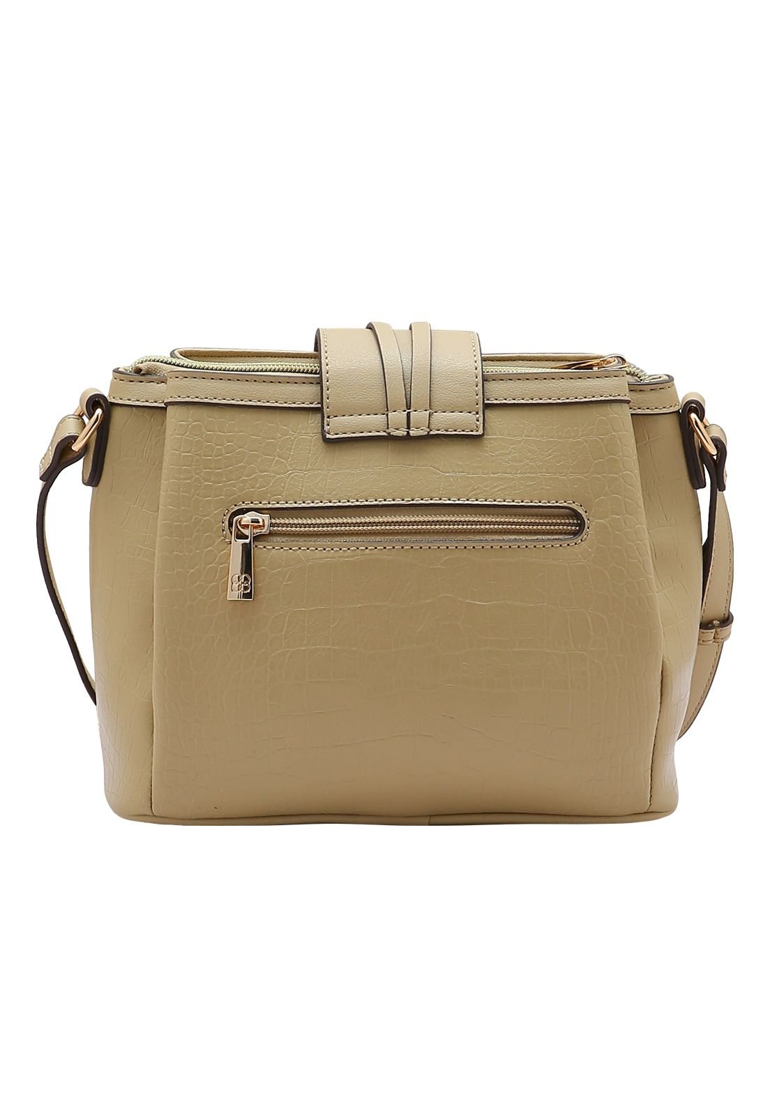 Bolsa Feminina Chenson Mini Croco 3485240 Bege 3